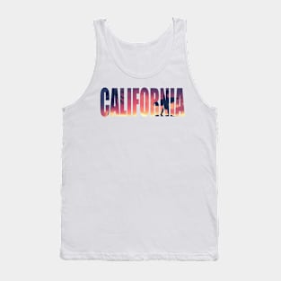 Vintage Filtered California Postcard Tank Top